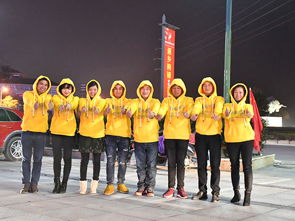 Group photo of outdoor development activities
